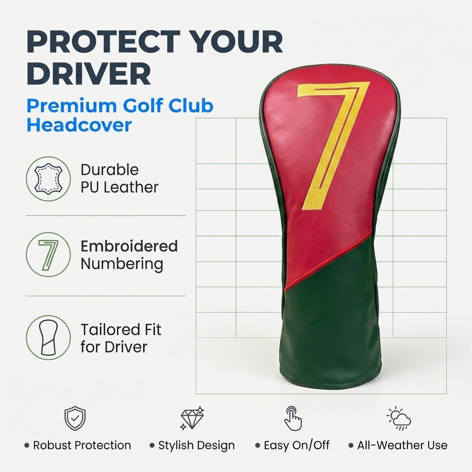 Waterproof PU Headcover Golf C - Golf Equipment Gifts review and price
