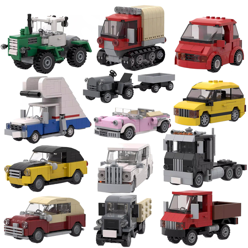 MOC City Mini Car Tractor Snow - Victor Racket Jetspeed review and price