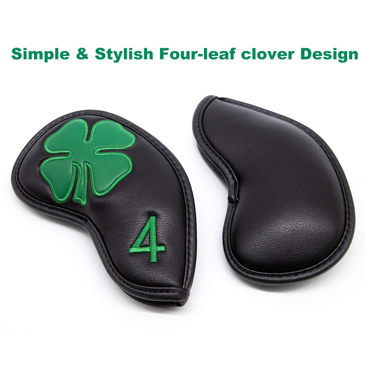 Golf Iron Head Covers Black Lu - Golf Club Iron Set review and price