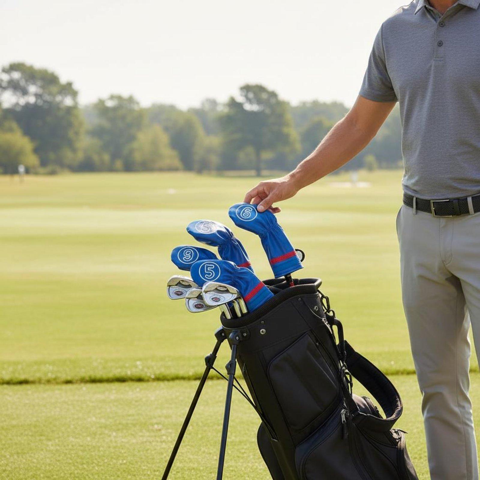 Durable Leather Golf Club Iron - Golf Club Iron Set review and price