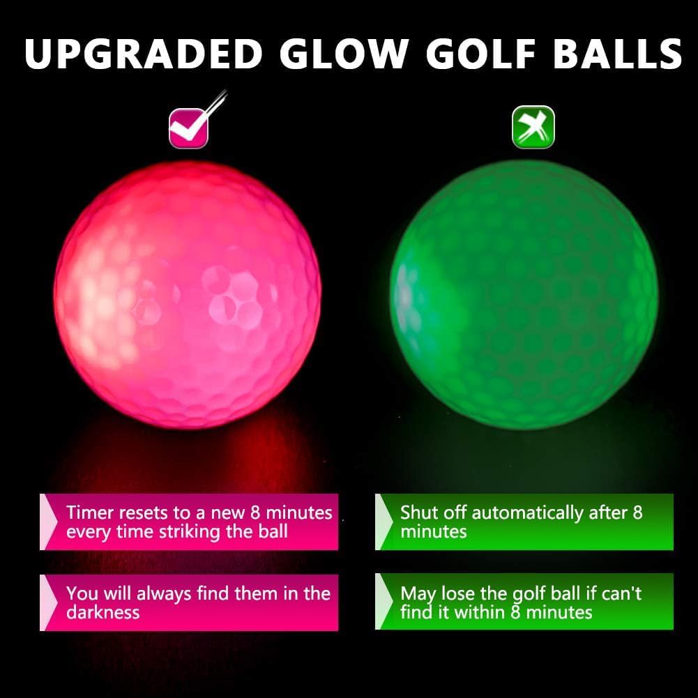 Glow in The Dark Golf Balls Li - Golf Equipment Gifts review and price