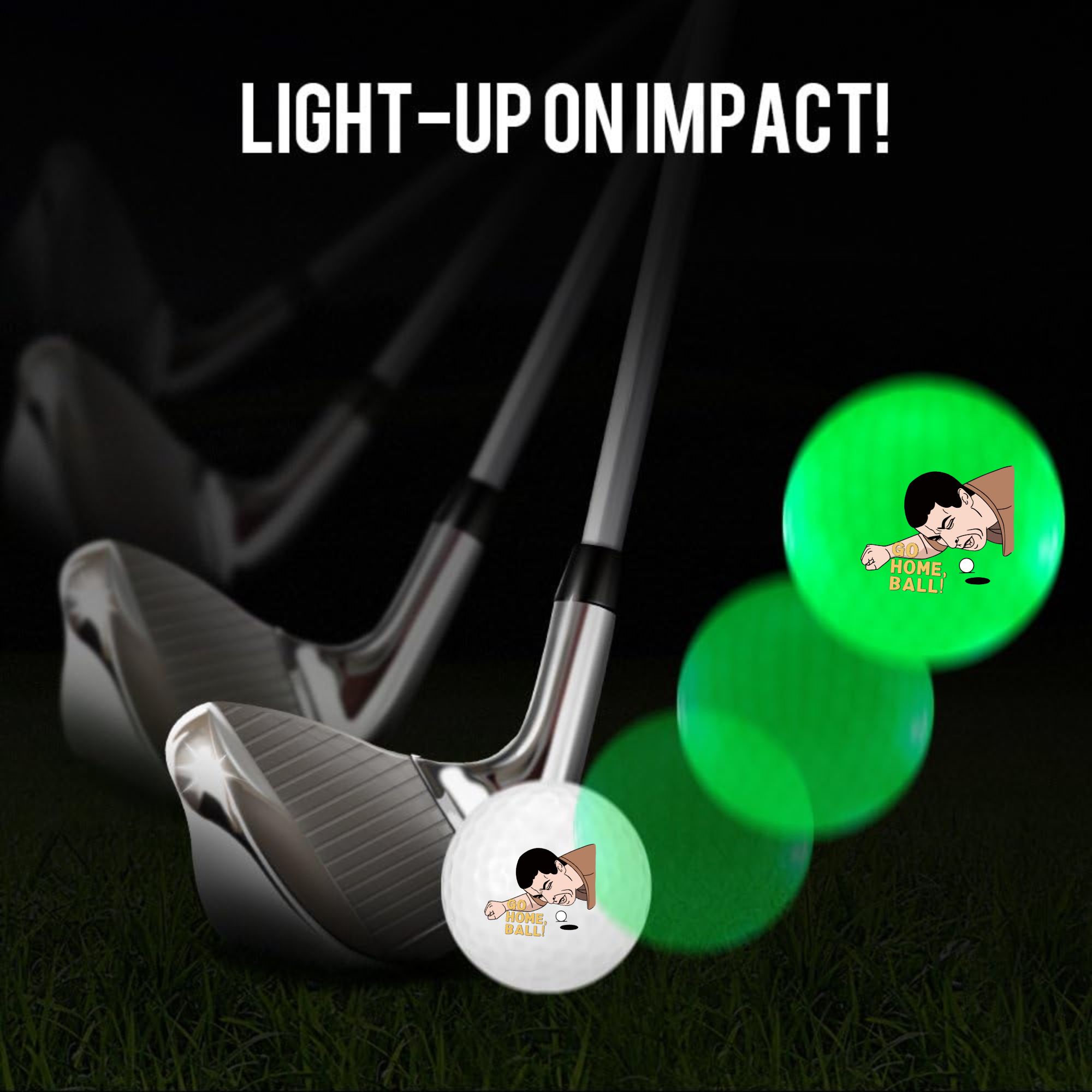 4 pcs Glow in The Dark Golf Ba - Golf Equipment Gifts review and price