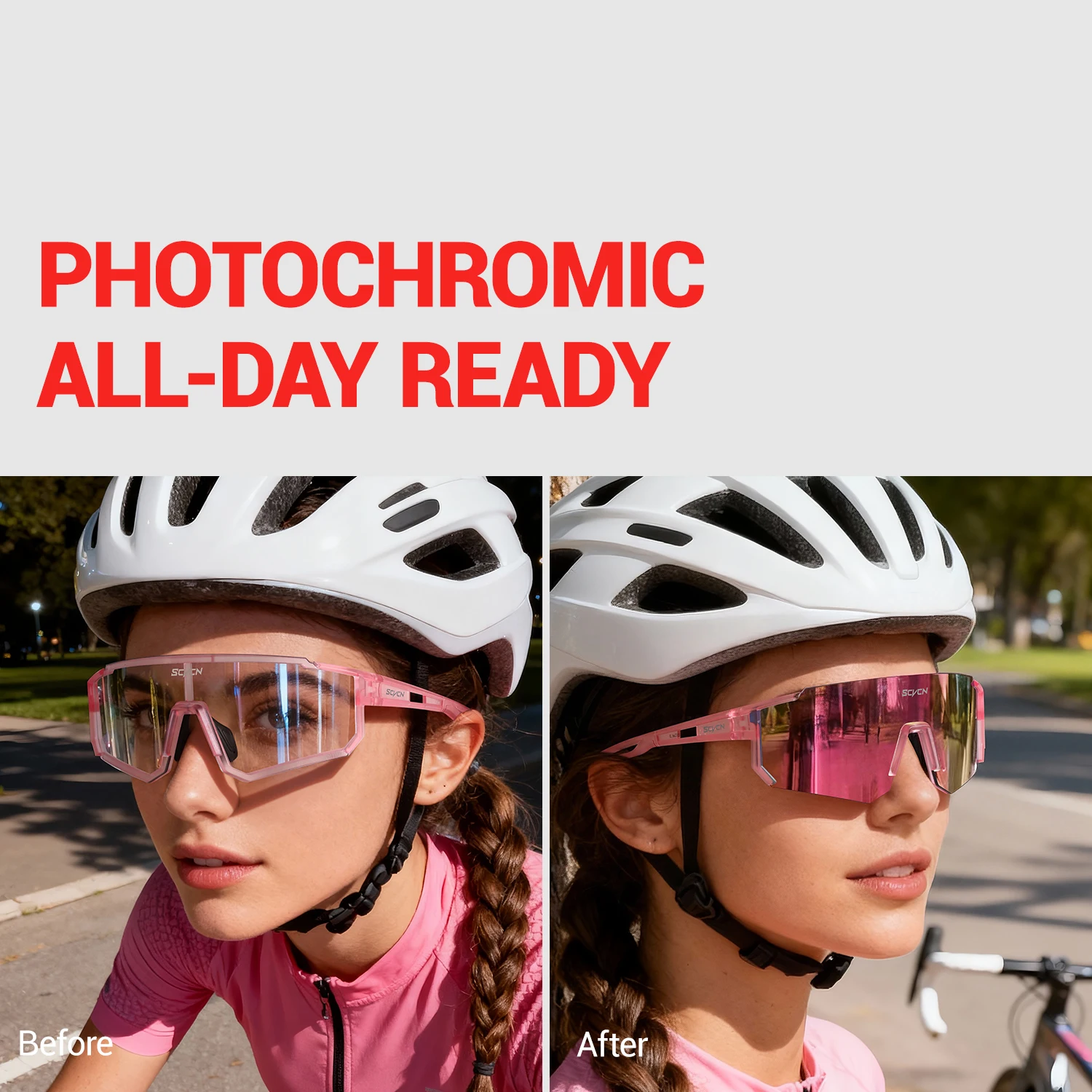 SCVCN Pink Cycling Glasses Bic - Golf Equipment Photos review and price