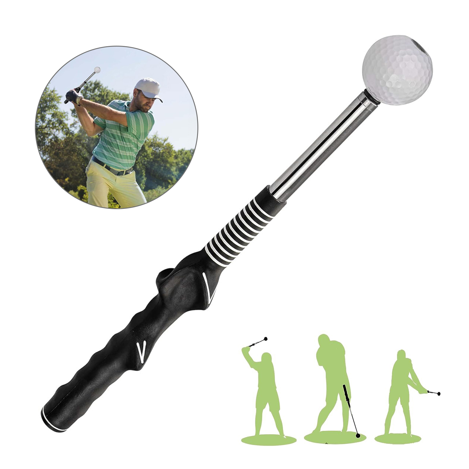 Retractable Golf Swing Trainin - Golf Equipment Indoor review and price